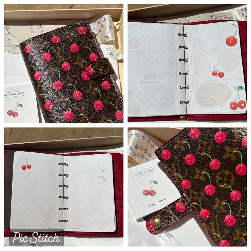 LV Takashi Murakami Cerises Agenda PM - Picture 14 of 14